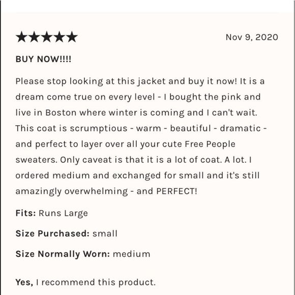 FREE PEOPLE BREAK THE ICE WINTER PARKA ROSE NEW NWOT REVERSIBLE LARGE - Picture 3 of 12